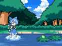 CIRNO FREEZES FROGS.gif