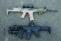 HK433-oben-in-Flat-Dark-Earth-mit-16.5-Rohr-und-Paddle-Bedienkonzept-unten-mit-11-Rohlänge-Push-Button-Bedienkonzept-und-angesetztem-40-mm-Granatwerfer-HK269-e1646379298321.jpg
