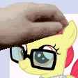 Headpat the Applebloom.gif