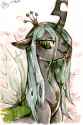741752__safe_artist-colon-mi-dash-eau_derpibooru+import_edit_queen+chrysalis_changeling_changeling+queen_female_quadrupedal_sketch_solo_tongue+out_trad.png