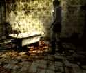 Heather kicks a bathtub in anger.gif
