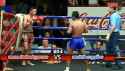 Khahuehat lands a crushing lead elbow ON Sapmani muay thai heem ko.mp4
